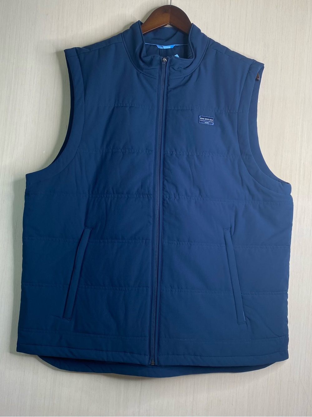 NWT Good Good Golf Men's Navy Quilted Vest Lightweight 2XL